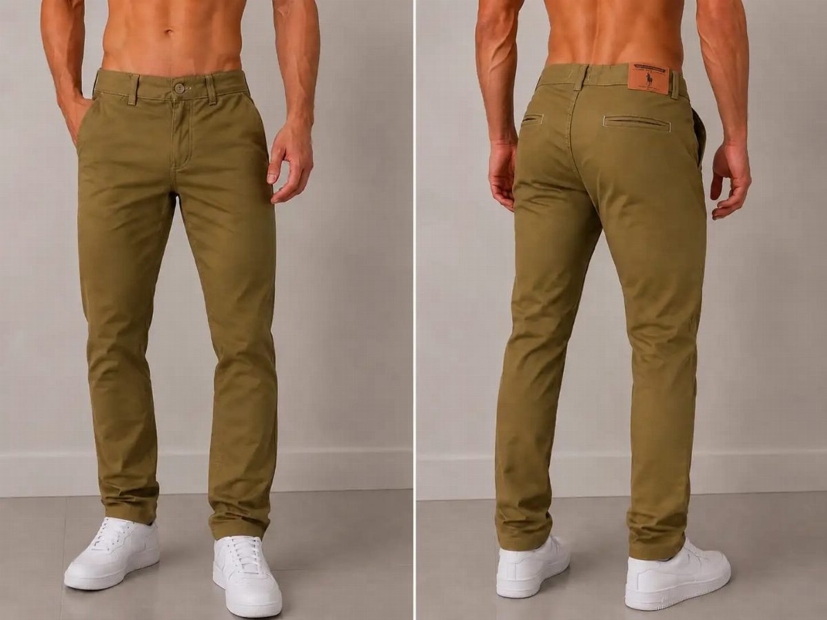 CALÇA SLIM PREMIUM - CÁQUI 01