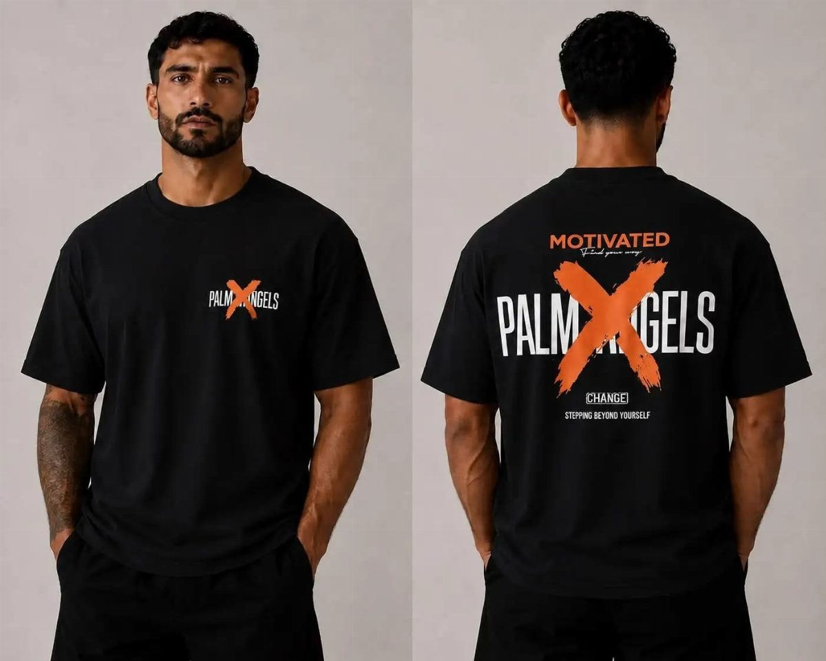 CAMISA OVERSIZED PALM ANGELS MASCULINA - PRETO