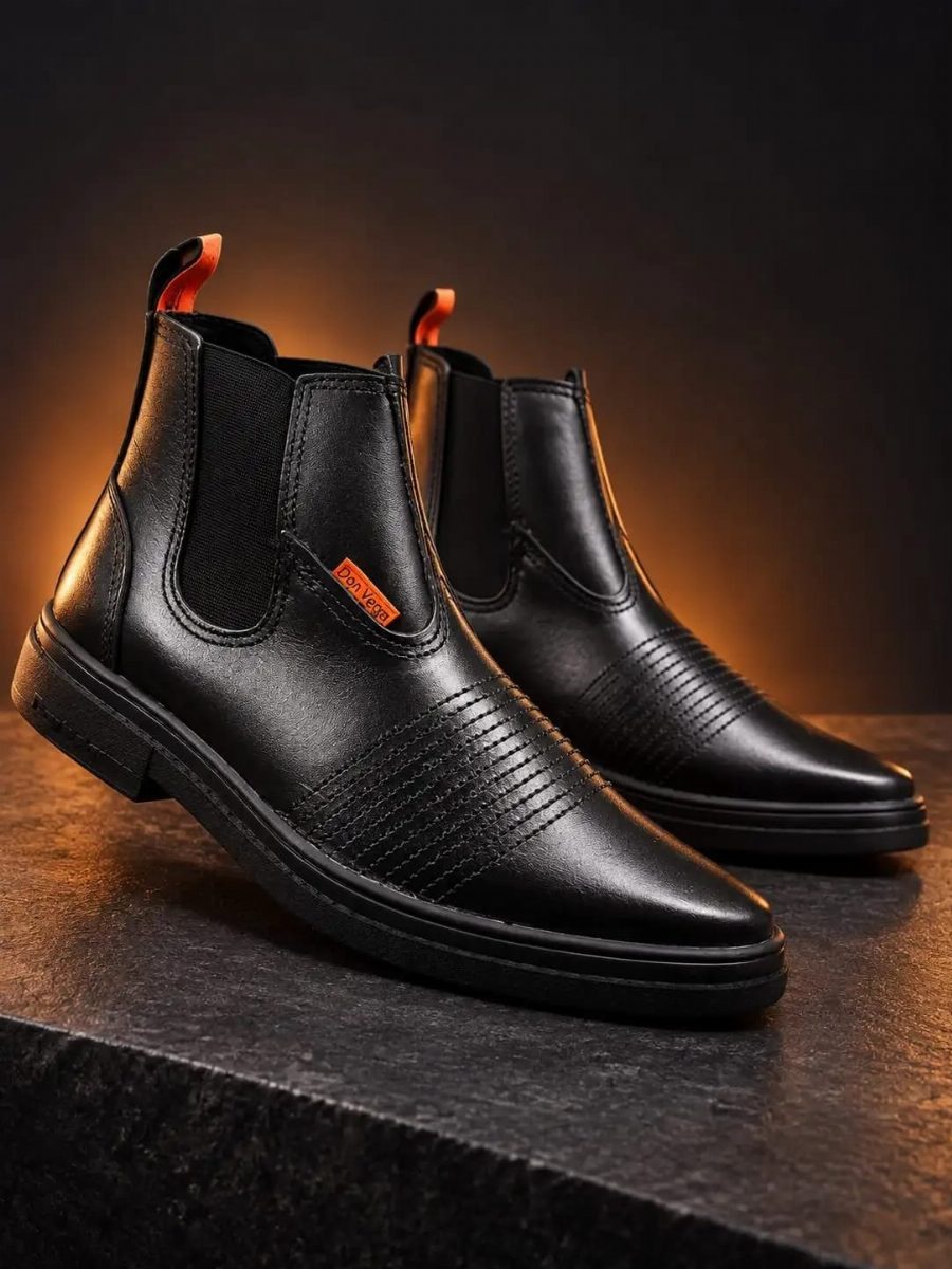 BOTA DON VEIGA VERNIZ - PRETO