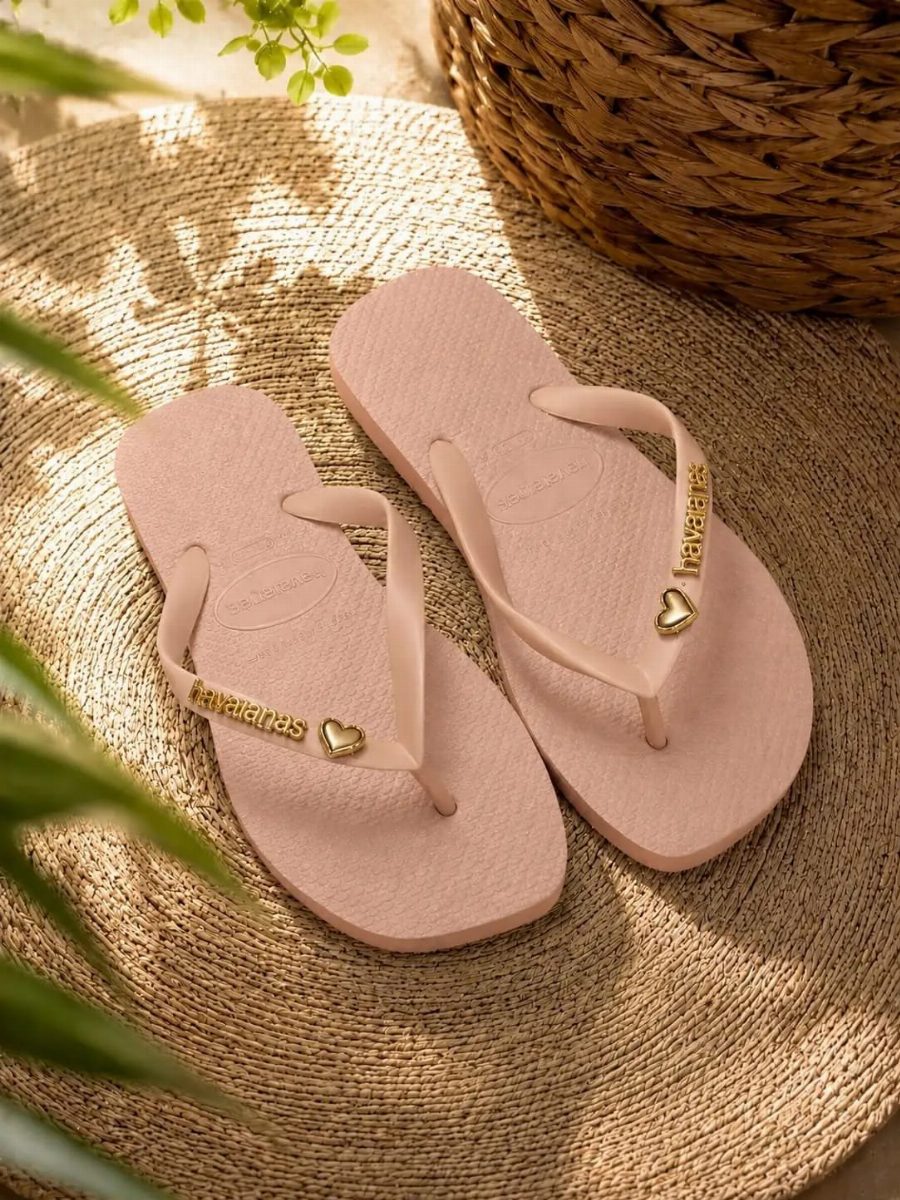 SANDALIA HAVAIANAS CORAÇÃO - NUDE