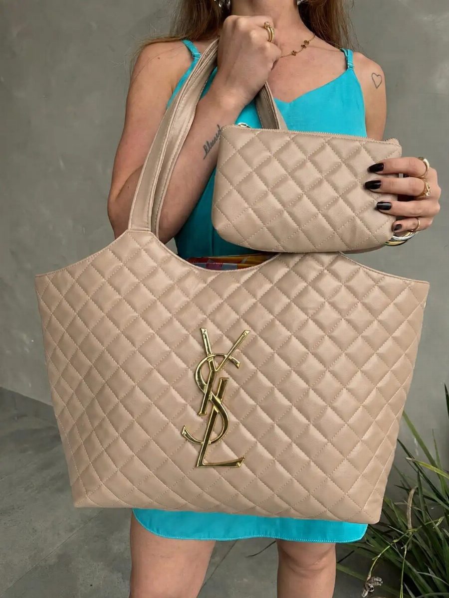 KIT BOLSA YSL - NUDE