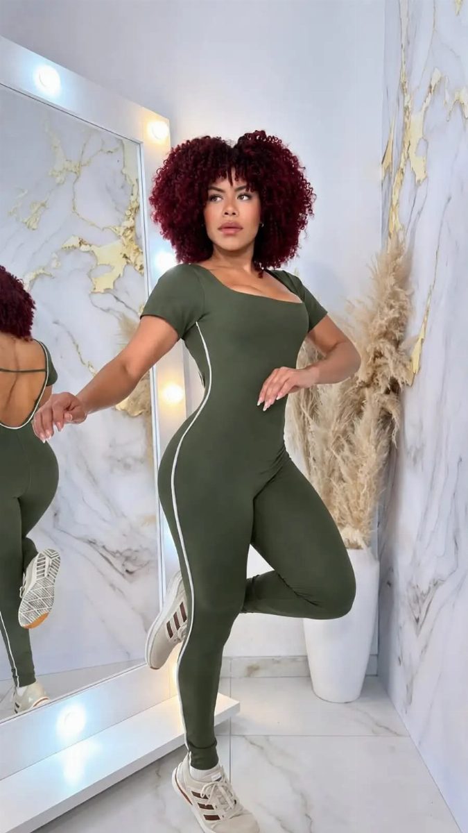 MACACÃO ACADEMIA - VERDE/BRANCO