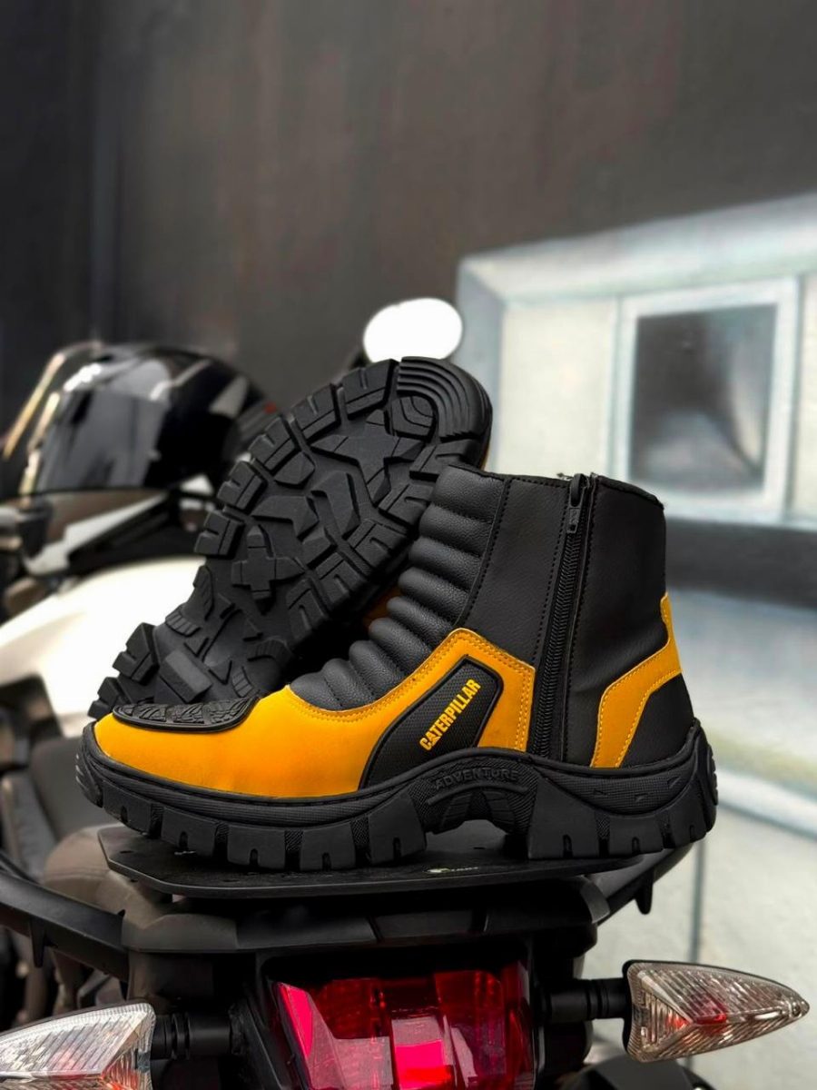 BOTA CAT 07 - PTO/AMARELO