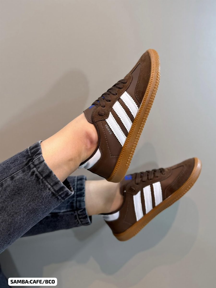 ADIDAS SAMBA - CAFÉ/BCO/CARAMELO