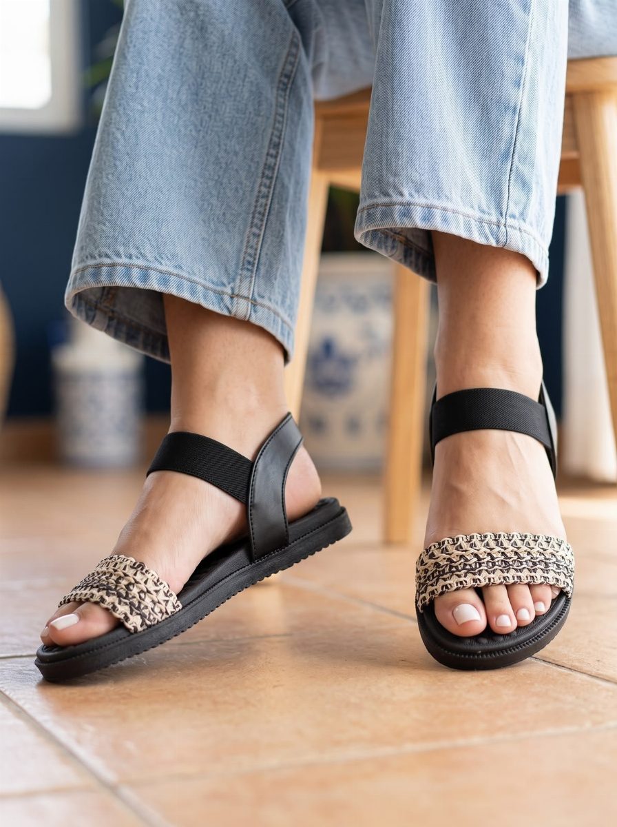 RASTEIRINHA CONFORT - PRETO/OFF