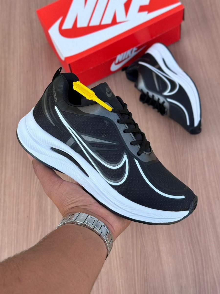 NIKE ZOOM ESPORTIVO - PRETO/BRANCO
