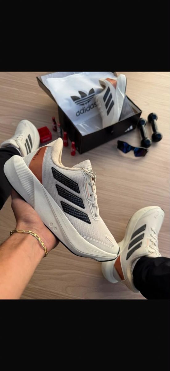 ADIDAS DURAMO DHV - OFF/PRETO/CARAMELO