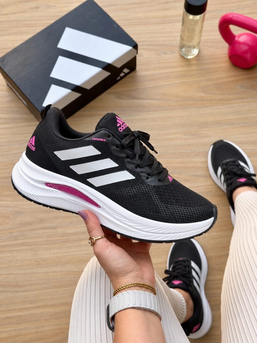 ADIDAS TERREX PREMIUM - PRETO/ROSA/BRANCO