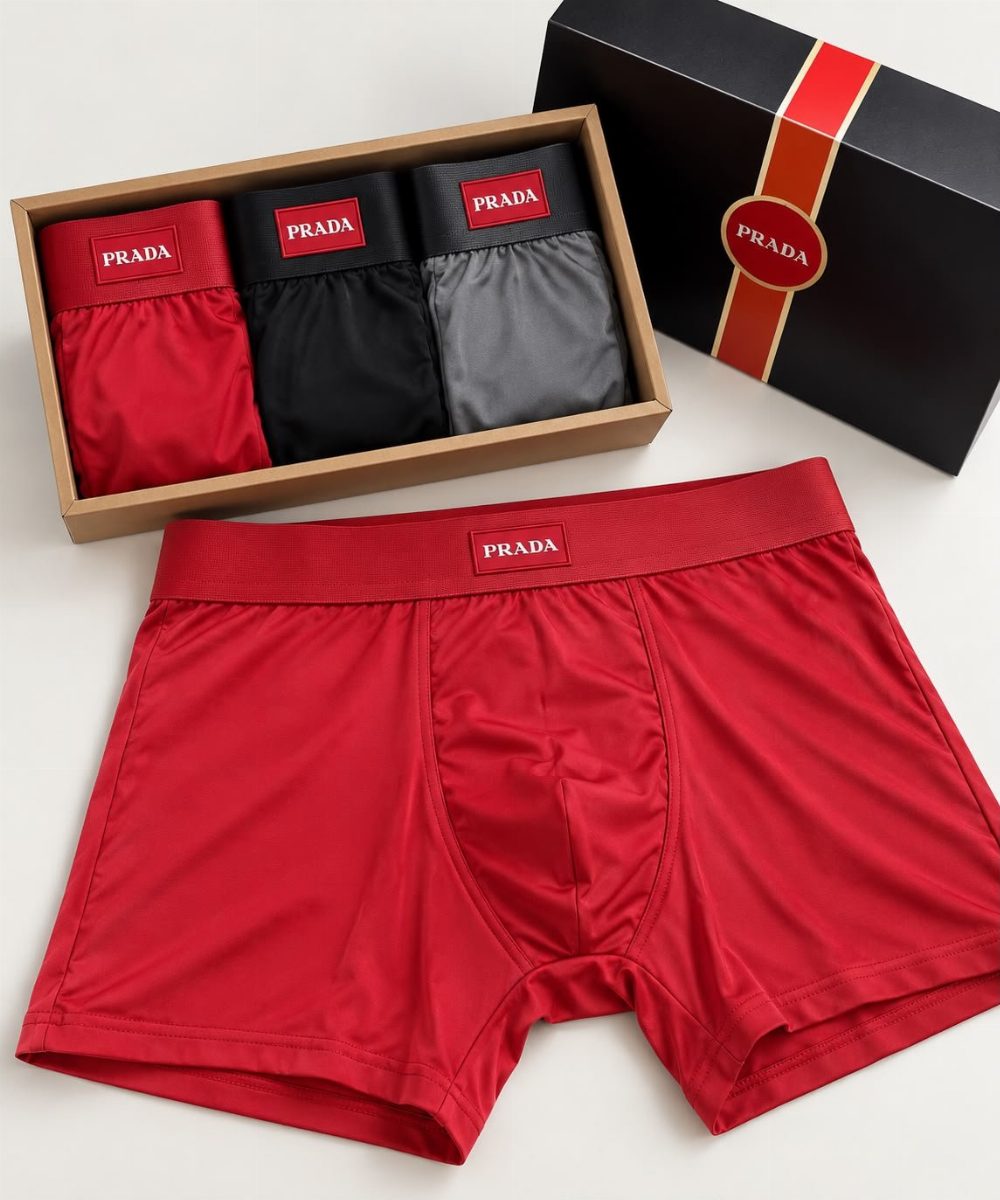 KIT CUECAS 3 PEÇAS -  PRADA