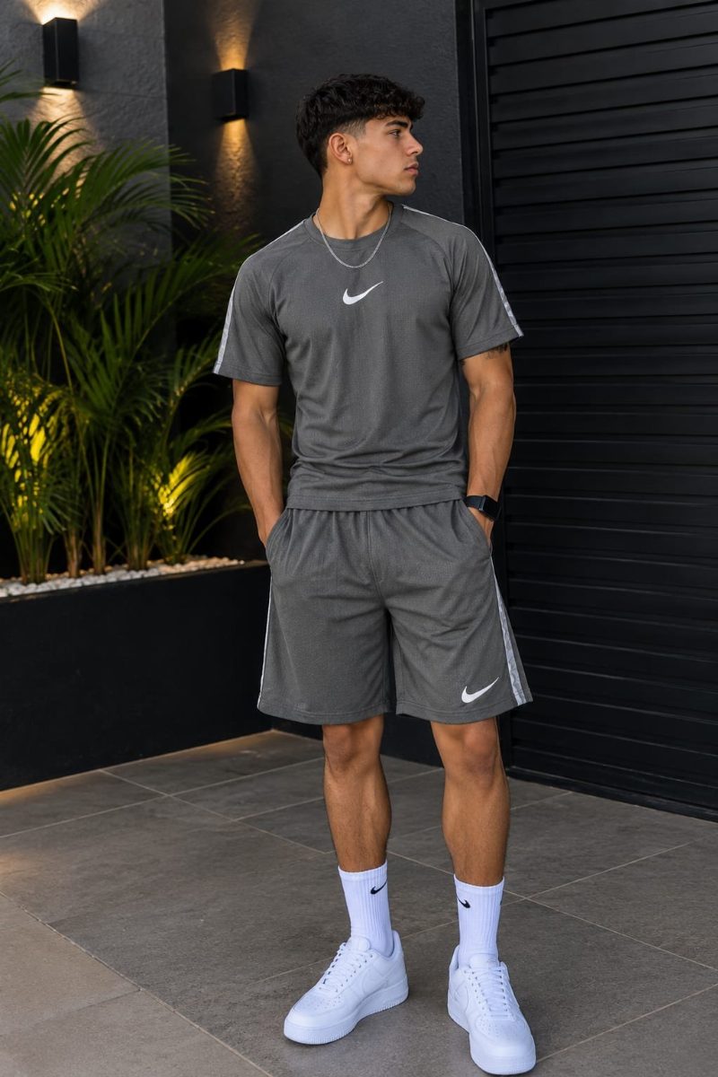 KIT DRY-FIT NIKE - CINZA