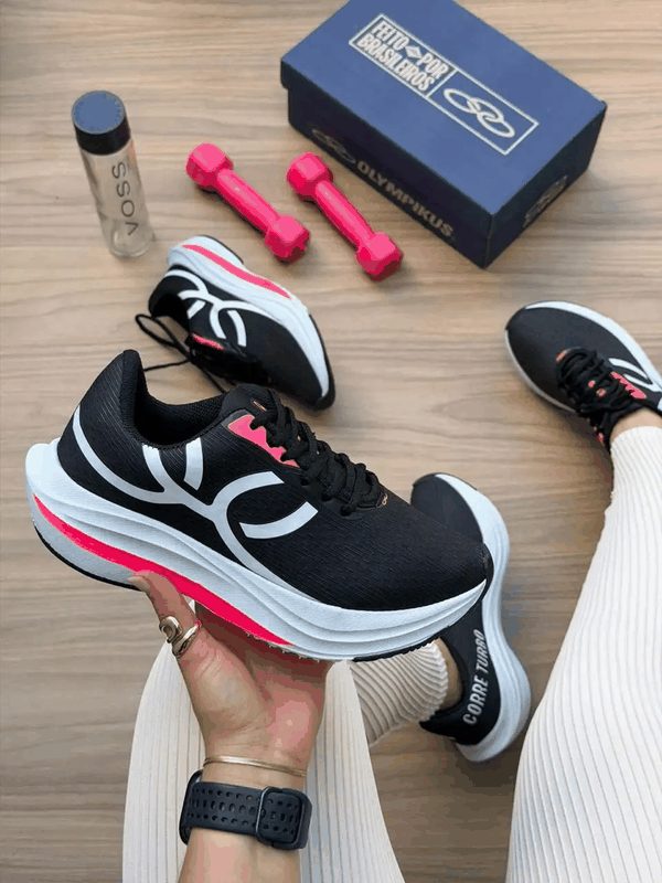 OLYMPIKUS CORRE TURBO - PTO/BCO/PINK