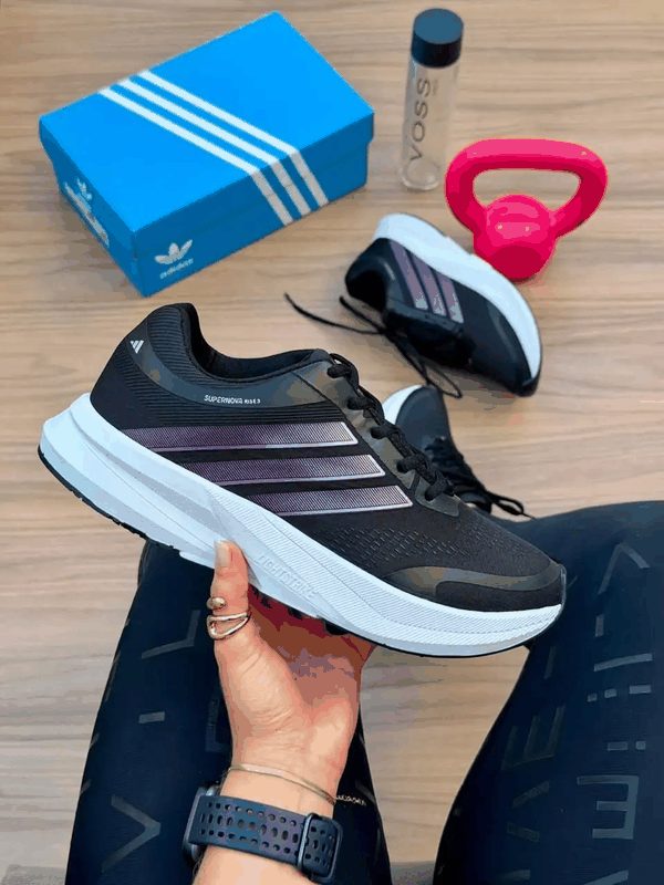 ADIDAS SUPERNOVA RISE 3 - PTO/ROXO/BCO