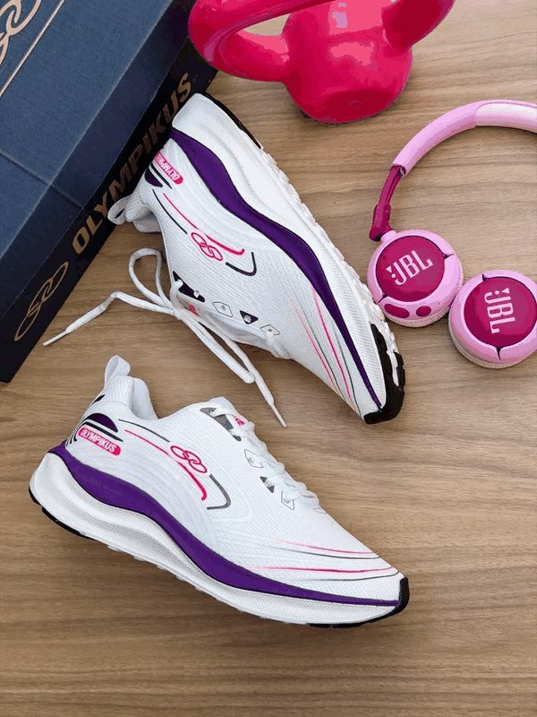 OLYMPIKUS SPORT - BCO/PINK/ROXO