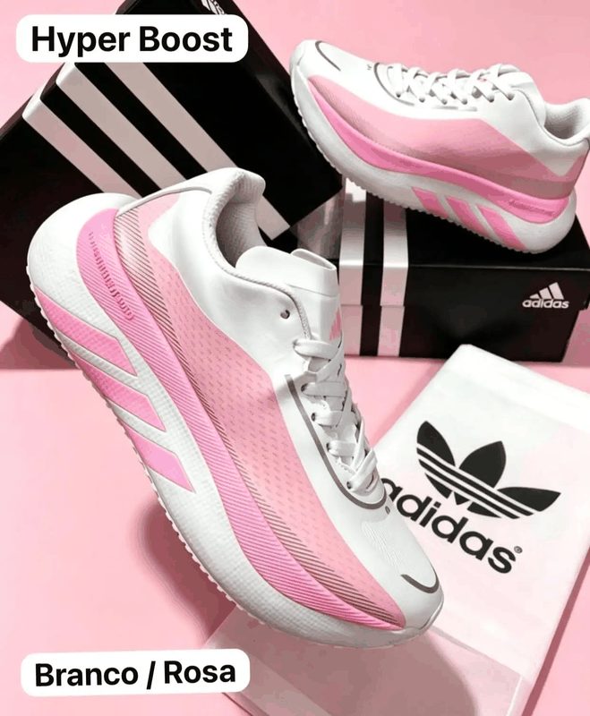 ADIDAS HYPER BOOST - BCO/ROSA