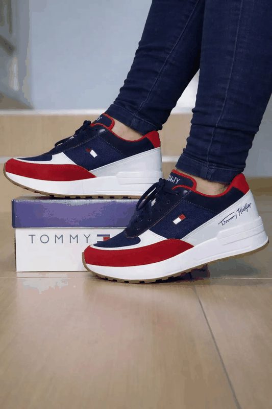 TOMMY HILFIGER CASUAL - MARINHO/BRANCO/VERMELHO