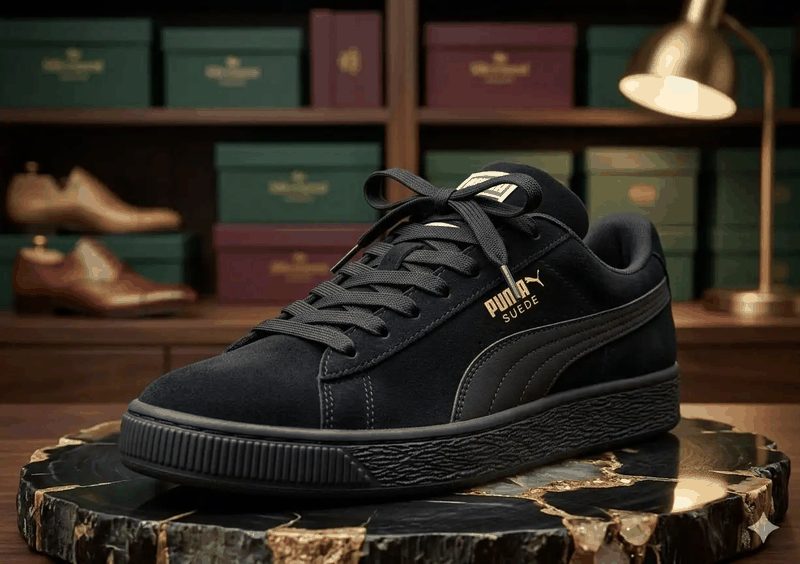 PUMA SUEDE PREMIUM - PRETO