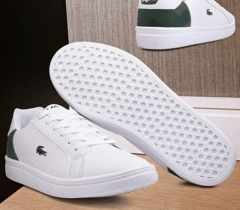 SAPATÊNIS LACOSTE PREMIUM - BRANCO/VERDE