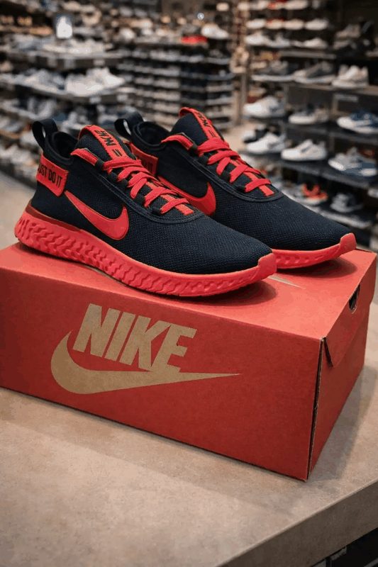 NIKE JUST DO IT - PRETO/VERMELHO