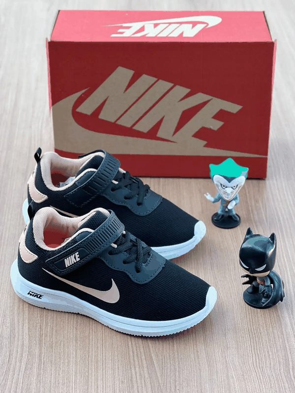 NIKE INFANTIL VELCRO - PTO/BCO/ROSÉ