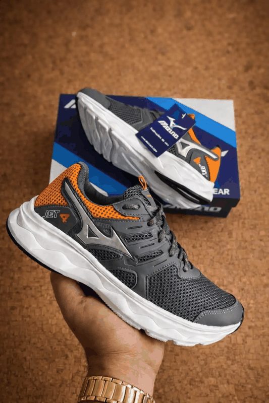 MIZUNO JET 4 CINZA/LARANJA