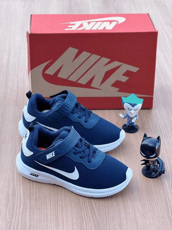 NIKE INFANTIL VELCRO - MARINHO/BCO