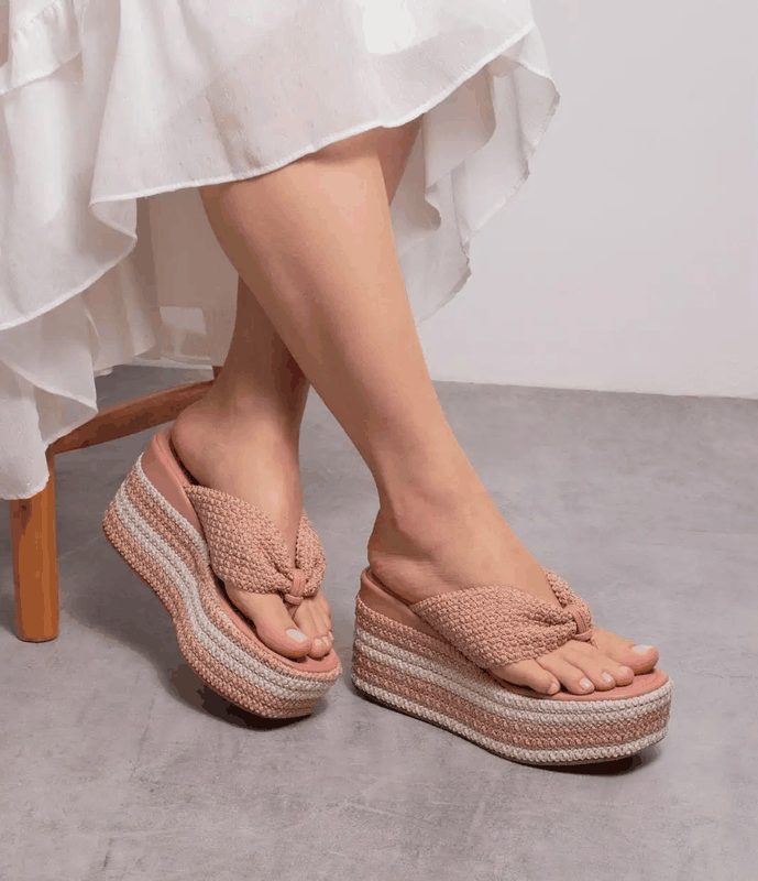 SANDALIA PLATAFORMA ROSE