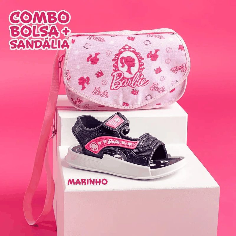 KIT BOLSA + SANDÁLIA - MARINHO