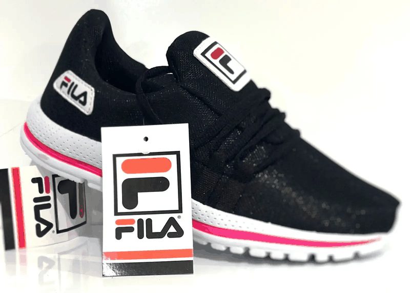 TENIS FILA INFANTIL F1 - PTO/BCO/ROSA