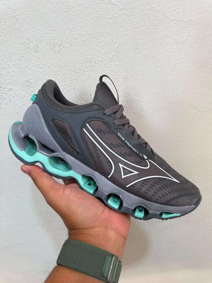 MIZUNO PRO 14 - GRAFITE/CIN/VERDE ÁGUA