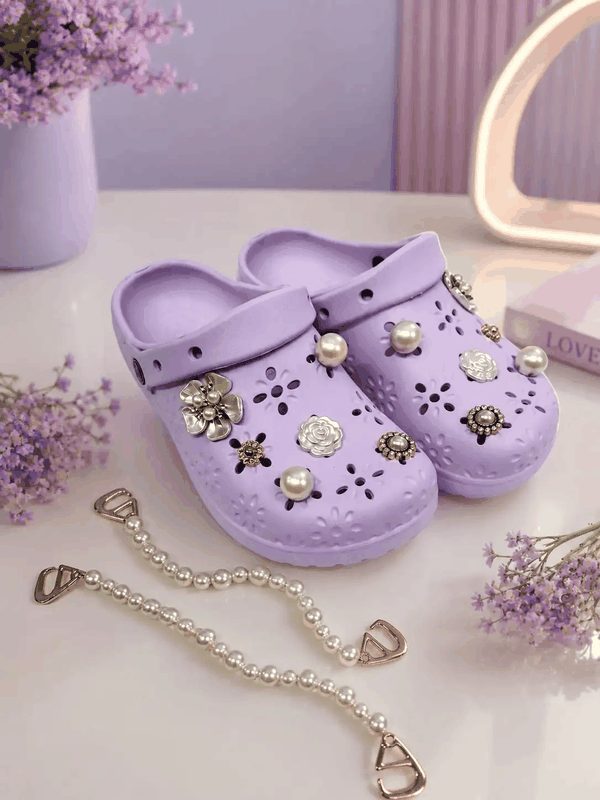 CROCS E.V.A PINGENTE - LILÁS