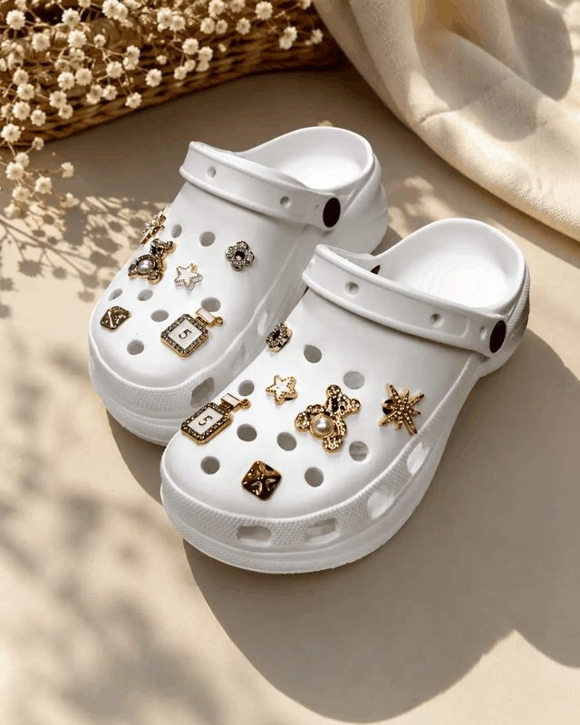 CROCS E.V.A PINGENTE - BRANCO